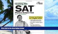 Pre Order Cracking the SAT Physics Subject Test, 2011-2012 Edition (College Test Preparation)