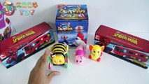 Surprise Eggs Unboxing Toys Peppa Pig, Spiderman, School Bus, Larva, LionSeal, Elephant & Kids Songs