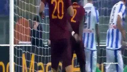 Roma 3-2  Pescara Goals  All Goals & Extended Highlights Serie A 27⁄11⁄2016 HD