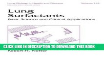 [READ] Mobi Lung Surfactants: Basic Science and Clinical Applications (Lung Biology in Health and