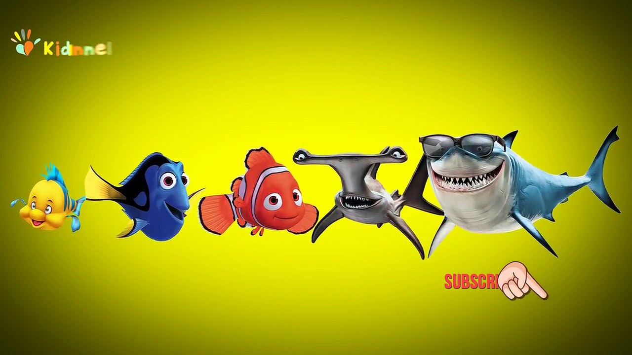 Nursery Rhyme From YOUTUBE FINDING NEMO Finger Family Nursery Rhyme Kids Songs | Shark - Fish - Ani