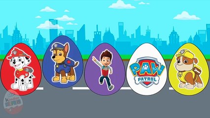 New Paw Patrol | Chase, Skye, Rocky | Superhero Mr Kinder Surprise Egg Toys #Animation