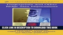 [READ] Mobi Fingerprints and Other Ridge Skin Impressions (International Forensic Science and
