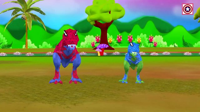 Little Baby Superheroes Dinosaur Finger Family | Spiderman Hulk Iroman Dinosaur Finger Family Rhymes