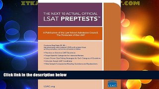 Price The Next 10 Actual, Official LSAT PrepTests (Lsat Series) Law School Admission Council For