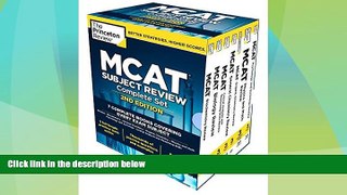 Best Price Princeton Review MCAT Subject Review Complete Box Set, 2nd Edition: 7 Complete Books +