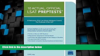 Price 10 Actual, Official LSAT PrepTests Law School Admission Council On Audio