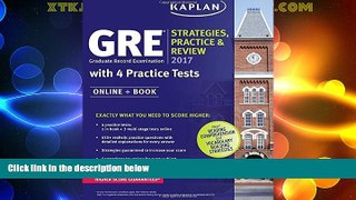 Best Price GRE 2017 Strategies, Practice   Review with 4 Practice Tests: Online + Book (Kaplan