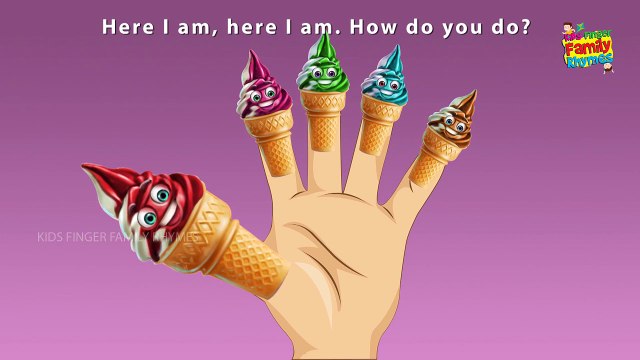Finger Family Cone Ice Cream ★ Ice Cream Cone Finger Family/Nursery Rhymes.