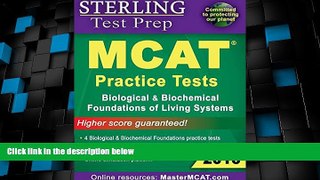 Best Price Sterling Test Prep MCAT Practice Tests: Biological   Biochemical Foundations Sterling