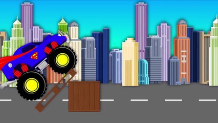 Superman Car Wash Monster Truck | videos For Children | videos for kids