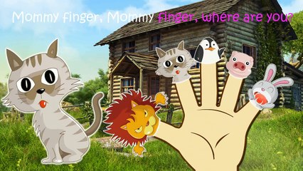 Animals Finger Family Nursery Rhymes Lyrics