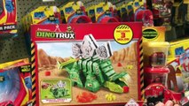 Dinotrux Toys Garby Eating playdoh Rocks Toy Hunt Hero DinoTrux Pull Back Tonka by FamilyToyReview