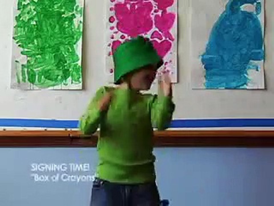Signing Time - Box of Crayons - 動画 Dailymotion