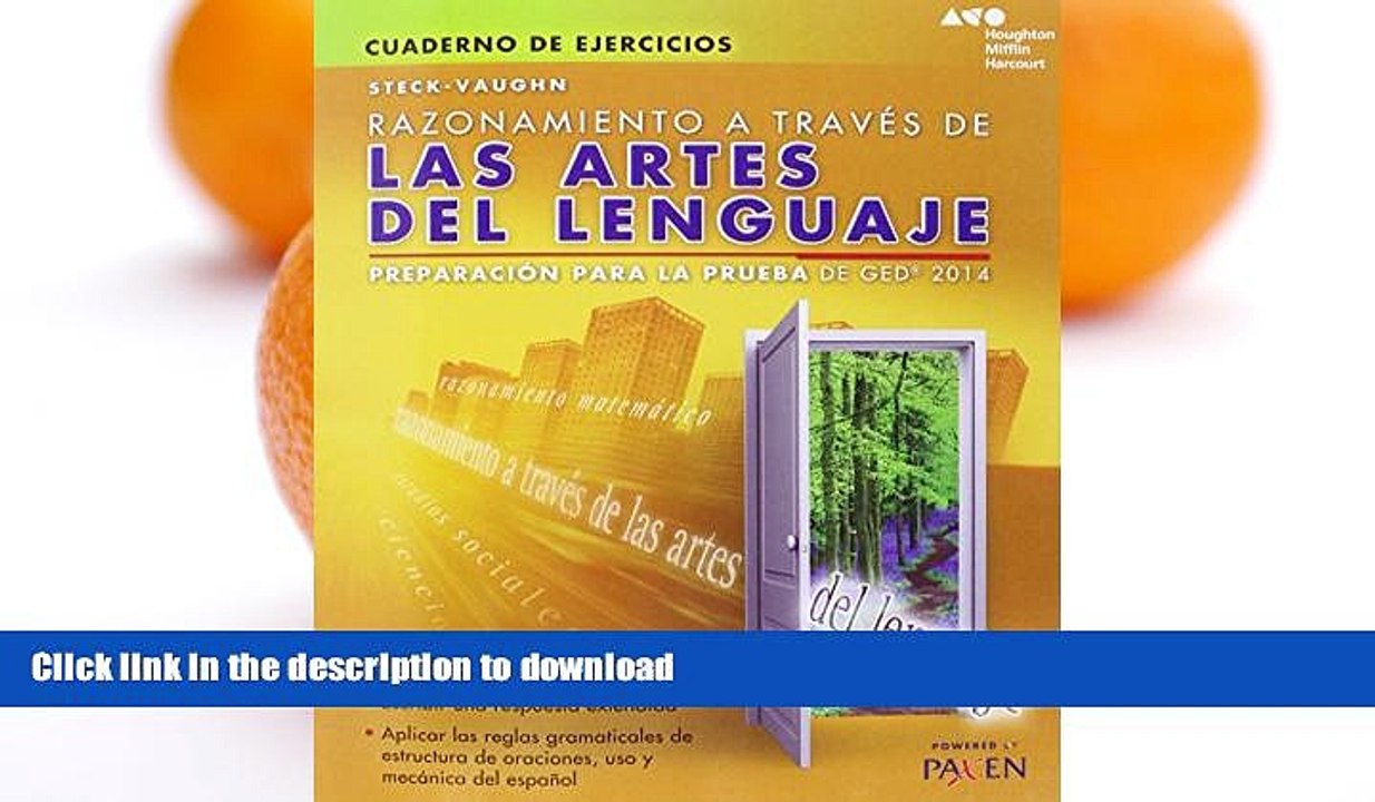 READ BOOK  Steck-Vaughn GED: Test Prep 2014 GED Reasoning Through Language Arts Spanish Student
