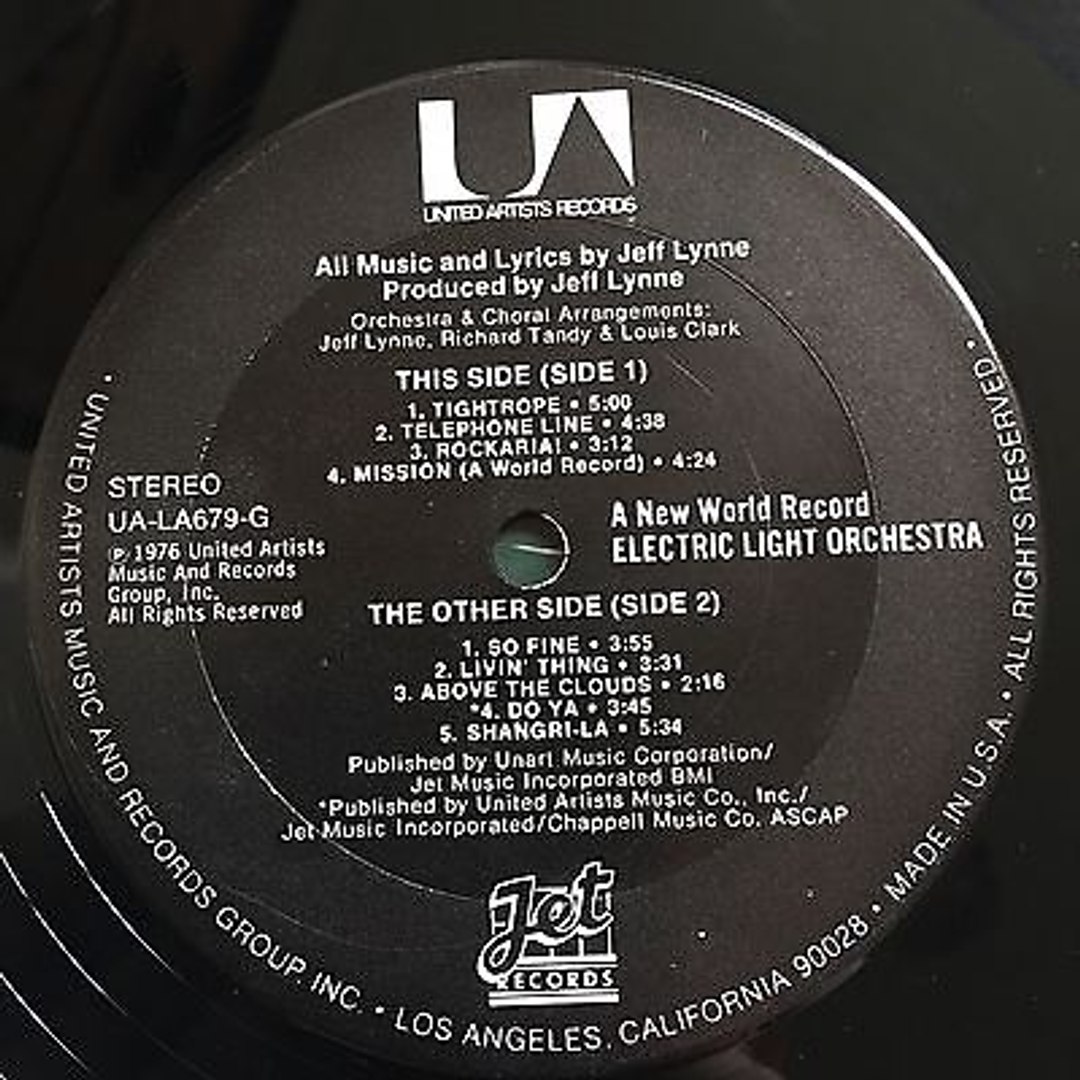 ELO: 'A New World Record' (Full VINYL Album Uploaded) - video