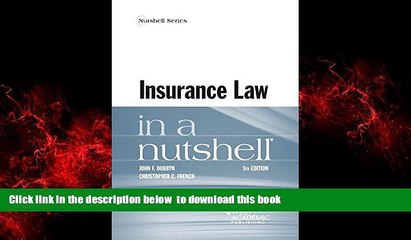 Audiobook Insurance Law in a Nutshell John Dobbyn Book