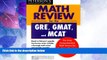 Price Math Review: GRE, GMAT, MCAT 1st ed (Peterson s GRE/GMAT Math Review) Peterson s On Audio
