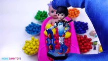 Baby Bath Time Pretend Play Mickey Mouse Pez Candy Gumballs Play-Doh Dippin Dots Toy Surprise