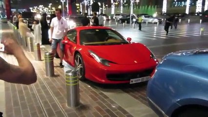 Car Spotting in Dubai - Lamborghini aventador, bentley, ferrari and more!