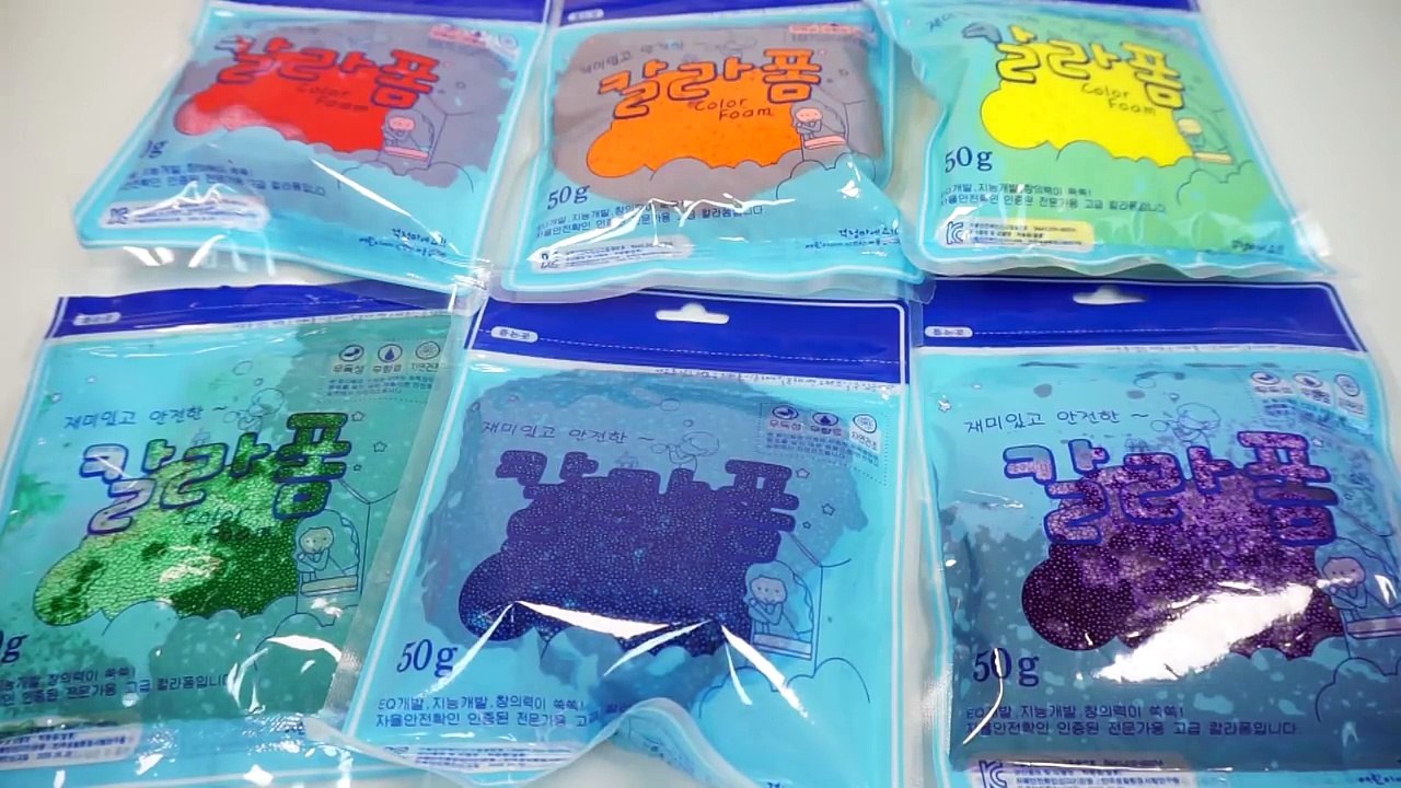 How To Make Colors Slime Clay Ice Cream DIY Foam Clay Toys with Jelly Monster Clay