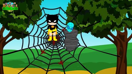Super Spider-Man / Batman Finger Vs Venom Epic Battles | Nursery Children Songs for Kids |
