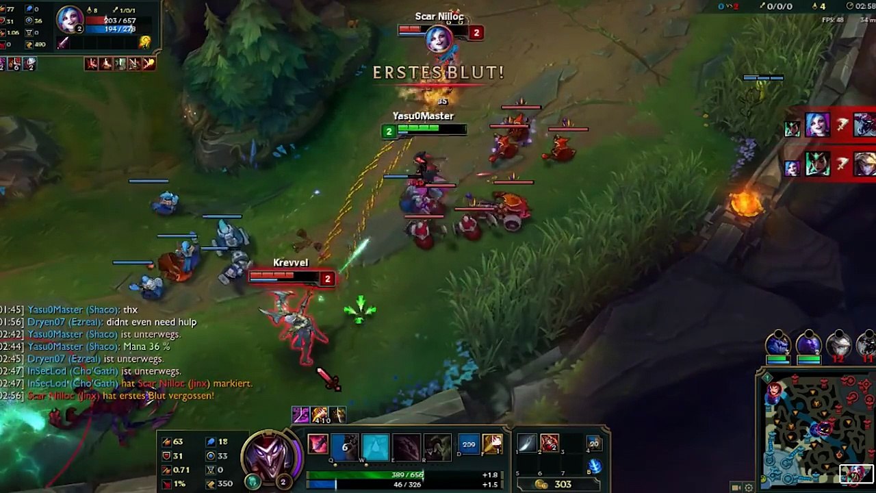 LoL Funny Moments - 43 _ POPPY INSTANT PENTA WITH W (League of Legends)-JcfvycAnhQw