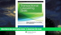 Pre Order Transactional Lawyering Skills: Becoming a Deal Lawyer (Essential Lawyering Skills)