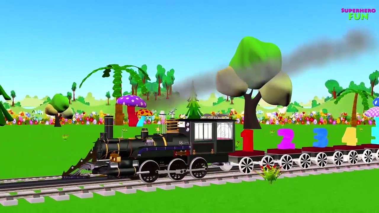 Learn ABC Song & Numbers for Kids | Alphabet Train | Kids Learning ABC & Number Song