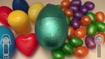 Learn Colours Toys Surprise Eggs with Mixing Primary Colours!Mixed in a HUGE JUMBO Egg!for Kids