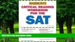 Price Critical Reading Workbook for the SAT (Barron s SAT Critical Reading Workbook) Sharon Weiner