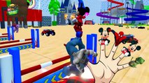 Spiderman, Hulk & Mickey Mouse with Cars Finger Family Song | Disney Toy Story Room Finger Family
