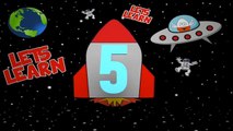 Counting Numbers Rocket Ship 3D Animation Learning Colours With Surprise Eggs for Kids & Toddlers