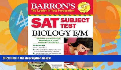 Télécharger la video: Pre Order SAT Subject Test Biology E/M with CD-ROM, 2nd Edition (Barron s SAT Subject Test Biology