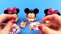 Opening Minnie Mouse Surprise Eggs with Hello Kitty and Peppa Pig Surprise Toys