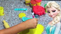 Play Doh Frozen Elsa Burger Surprise Toy Teach TODDLERS Learn Colors Numbers Modelling Clay Counting