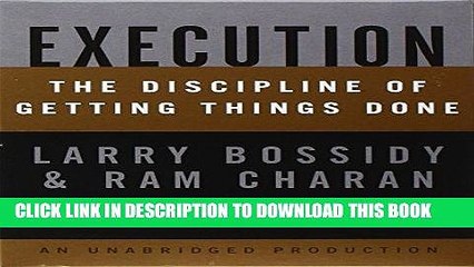 [PDF] Execution: The Discipline of Getting Things Done Popular Colection