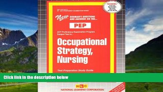 Buy Jack Rudman OCCUPATIONAL STRATEGY, NURSING (NURSING CONCEPTS: FOUNDATIONS OF PROFESSIONAL