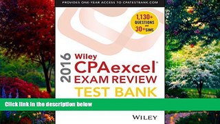 Online O. Ray Whittington Wiley CPAexcel Exam Review 2016 Test Bank: Auditing and Attestation
