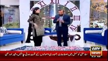 Sanam Baloch Dancing With Farooq Satar in Live Morning Show