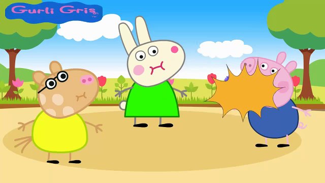 Gurli Gris Dansk - Bubble Gum Funny Story ! Finger Family Song Nursery Rhymes