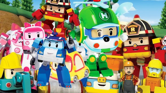 The Finger Family Robocar Poli Transforming Robot Song TV Songs For Children Robocar Poli Transform