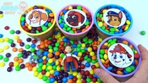 Ice Cream Cups Stacking Candy Skittles Surprise Toys Paw Patrol Collection Playing for Kids