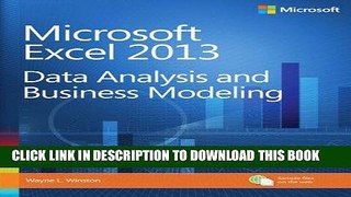 [PDF] Microsoft Excel 2013 Data Analysis and Business Modeling Popular Collection