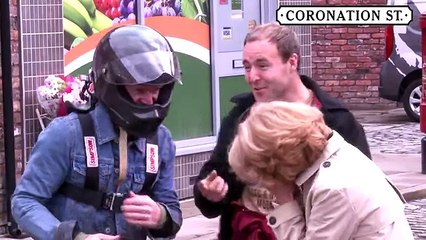 Coronation street Behind The Scenes  David Platt Car Crash(360p)