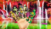 Finger Family Children Nursery Rhymes Teenage Mutant Ninja Turtles Cartoon | Finger Family Rhymes