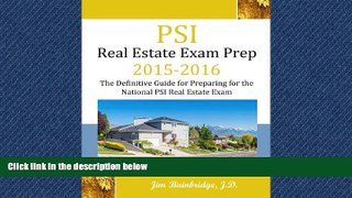 READ book PSI Real Estate Exam Prep 2015-2016: The Definitive Guide to Preparing for the National