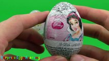 Disney Princess Surprise Eggs Opening - Princess Cinderella, Princess Rapunzel, Princess Snow White