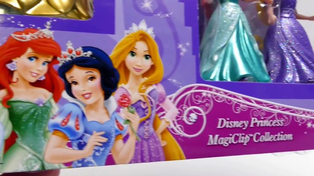 FROZEN Dolls Magiclip Princess CINDERELLA, RAPUNZEL, ARIEL, BELLE, MERIDA, TIANA, SNOW WHITE