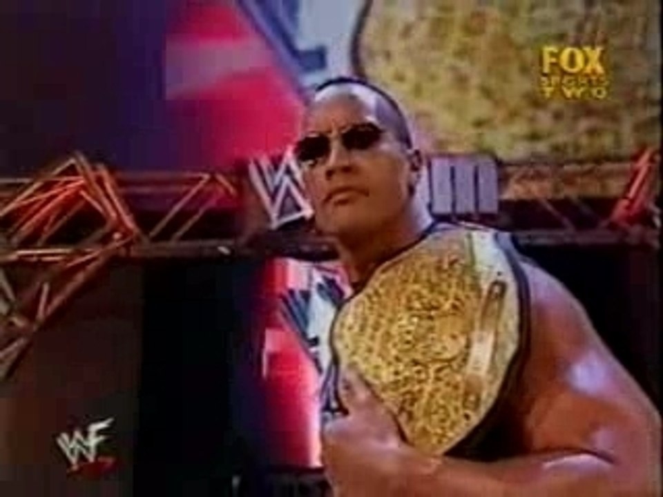 The Rock,Angle,Vince & Flair Funny Segment